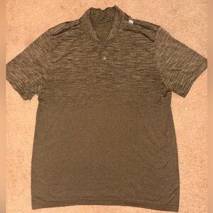 lululemon athletica Men's Green Blade Polo Shirt Size M